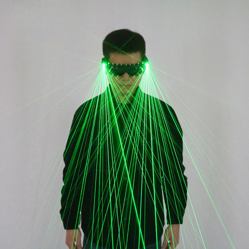 Laser Beam LED Party Glasses — Light-Up Costume Accessory
