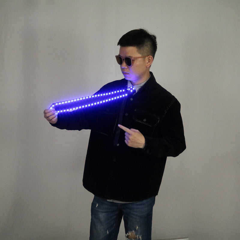 RGB LED Party Tie — Color-Changing Light-Up Tie