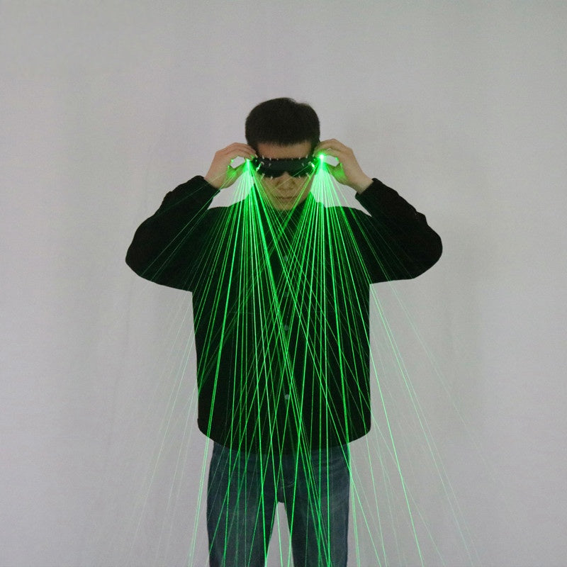 Laser Beam LED Party Glasses — Light-Up Costume Accessory
