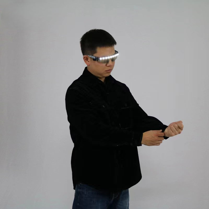 Futuristic LED Glasses — Cyber Rave Accessory