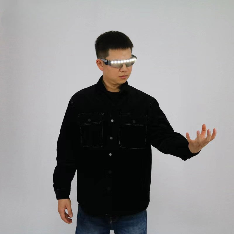Futuristic LED Glasses — Cyber Rave Accessory
