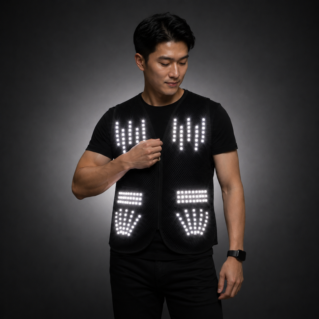 RGB LED Performance Vest — Party, Rave & DJ Outfit