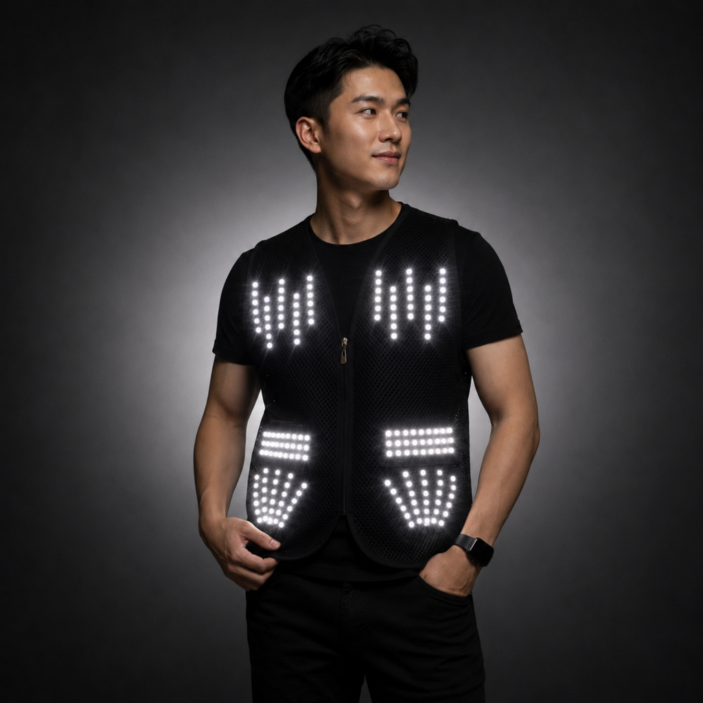 RGB LED Performance Vest — Party, Rave & DJ Outfit