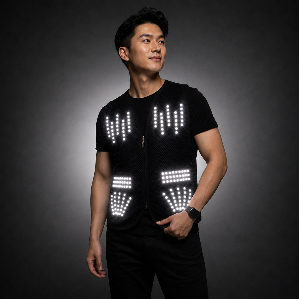 RGB LED Performance Vest — Party, Rave & DJ Outfit